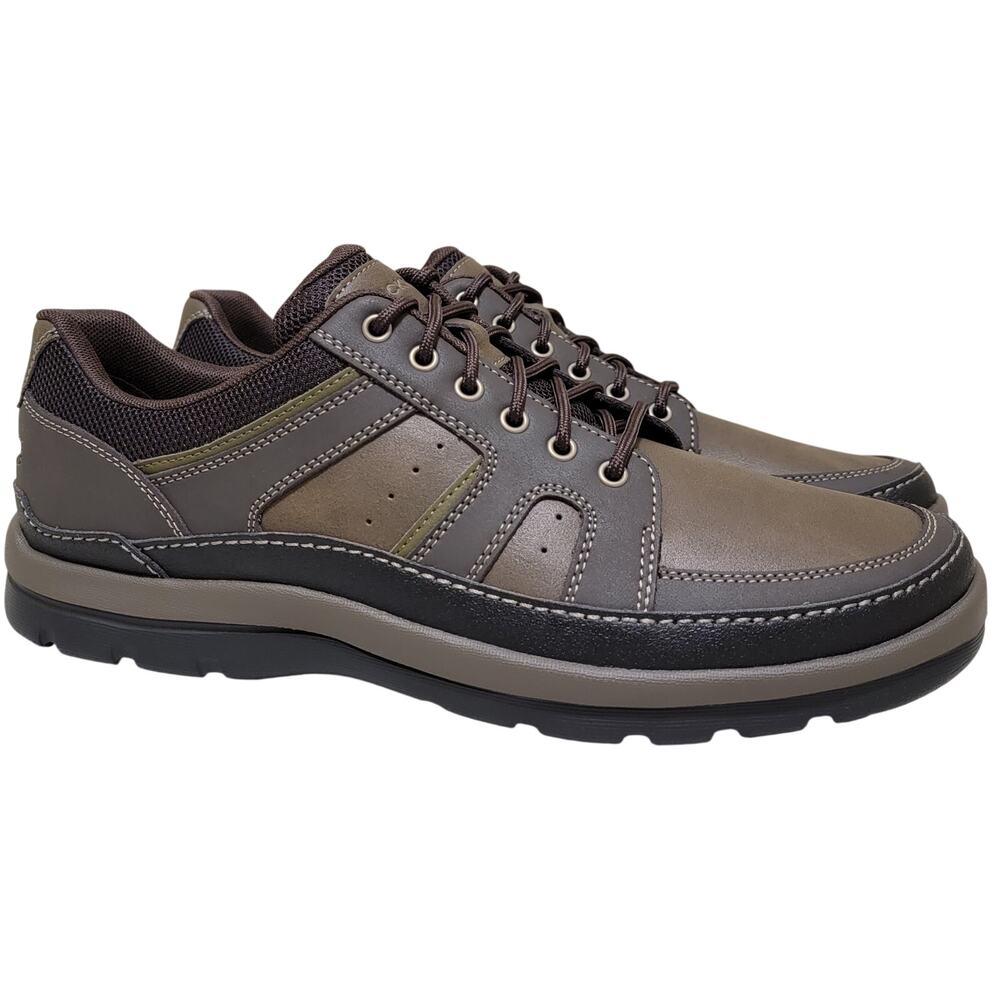 Rockport Men Sneakers Get Your Kicks Mudguard Blucher Size US 11W Dark Brown